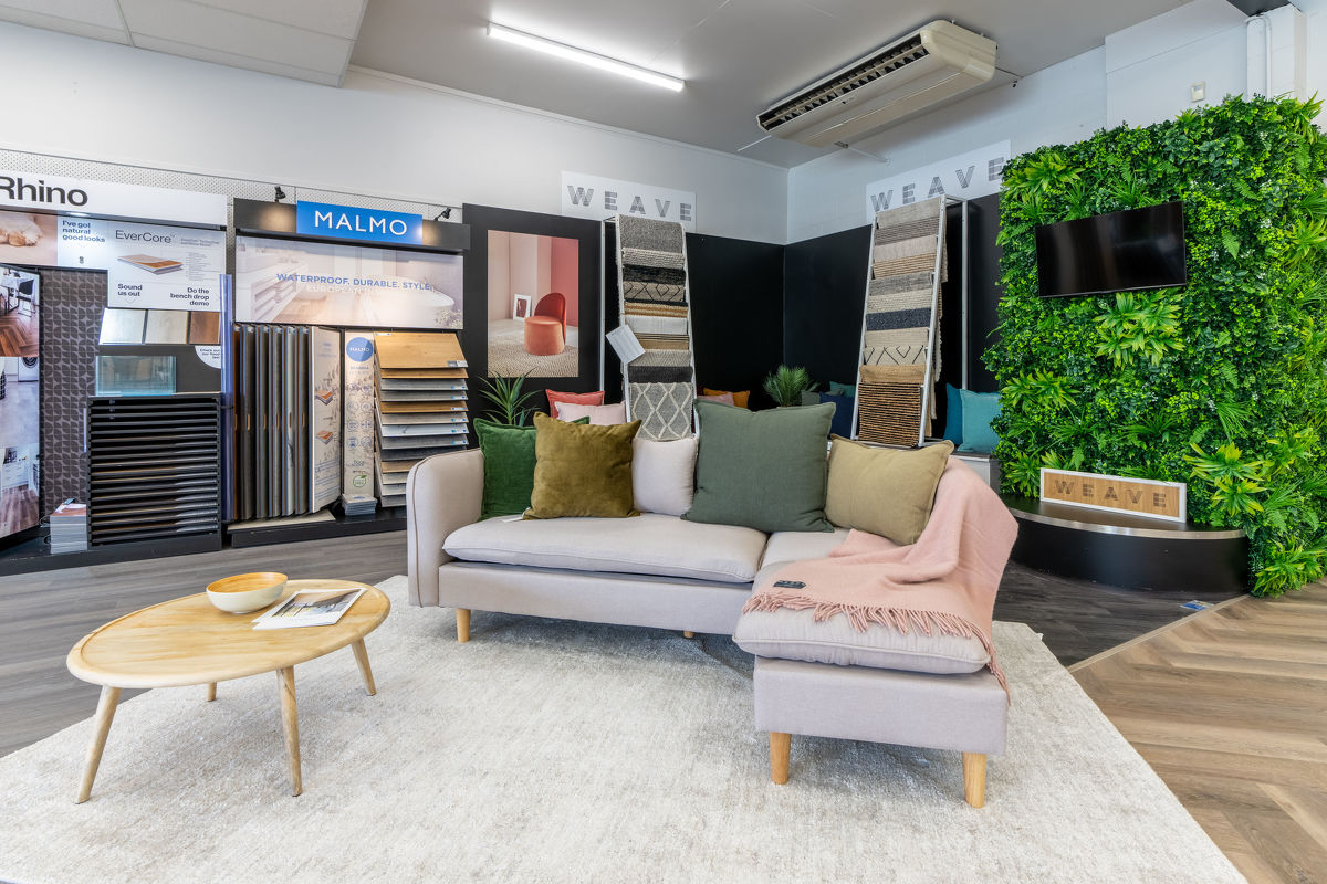Image of one of the many flooring displays in the Floor Store in Hamilton Waikato.