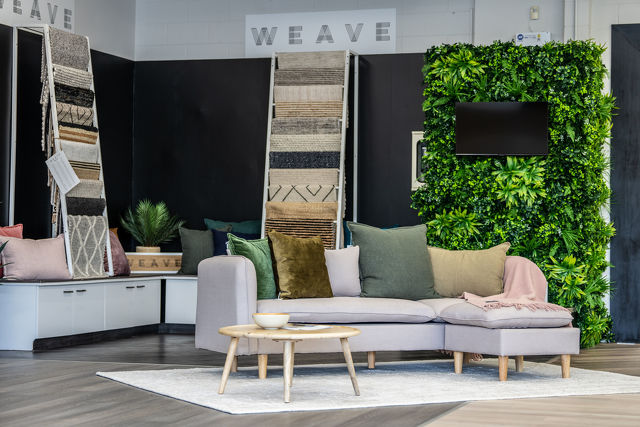 Dining room tiled floor